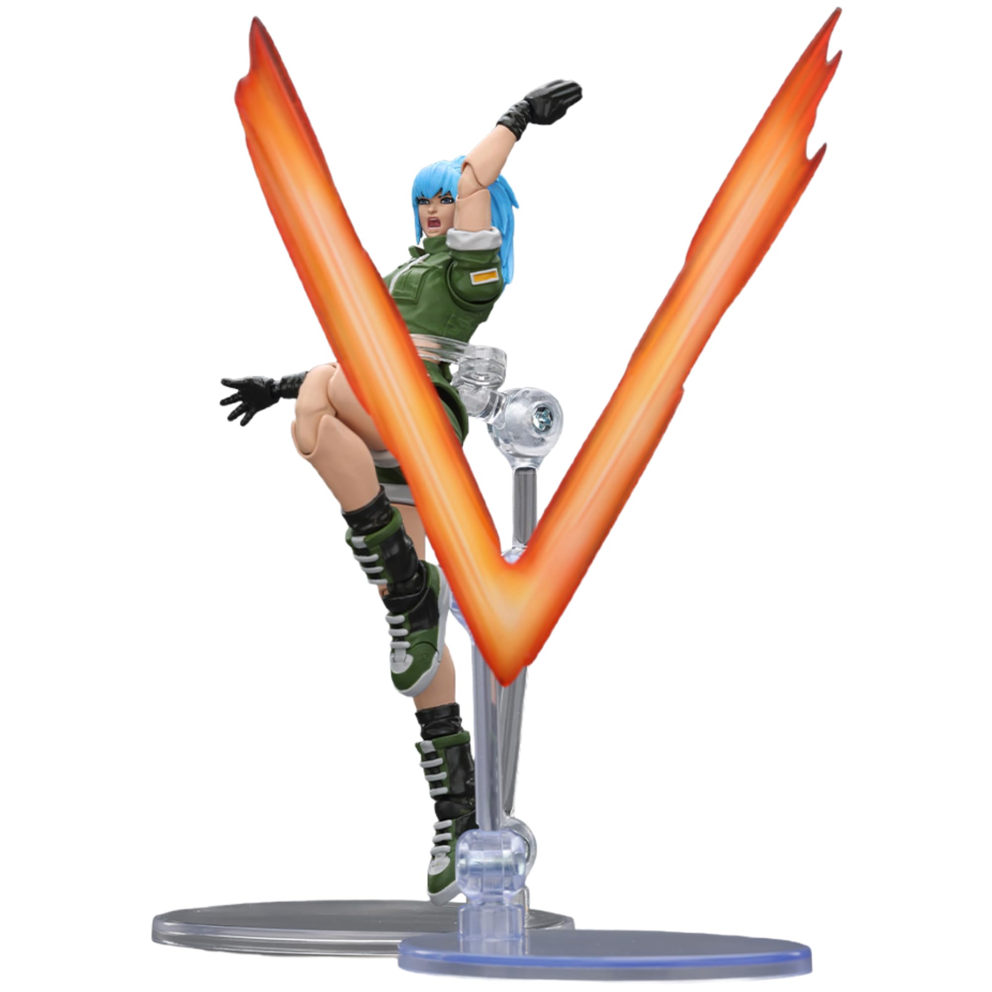 JOYTOY SNK 1/18 Action Figure KOF'98UM Ikari Warriors Team Leona